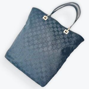 GUCCI Logo GG Pattern Tote